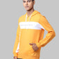 Men Slim Fit Orange Sweatshirt