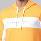 Men Slim Fit Orange Sweatshirt