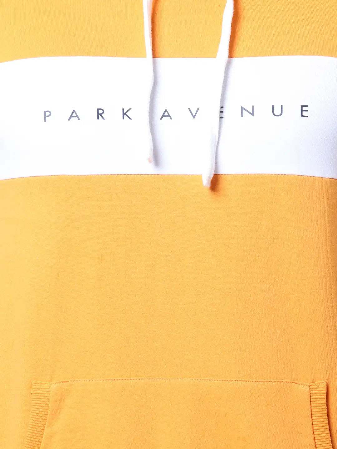 Men Slim Fit Orange Sweatshirt