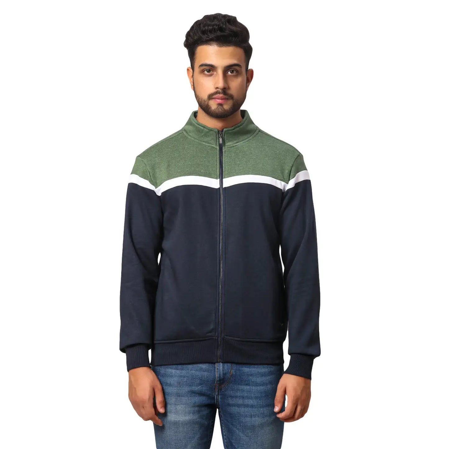 Men Slim Fit Red Sweatshirt