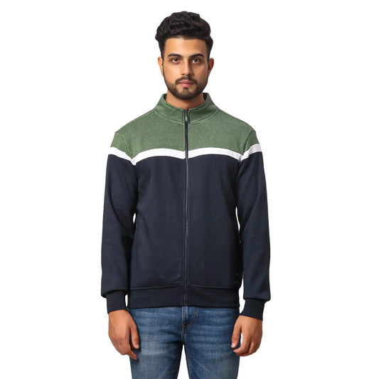 Men Slim Fit Red Sweatshirt