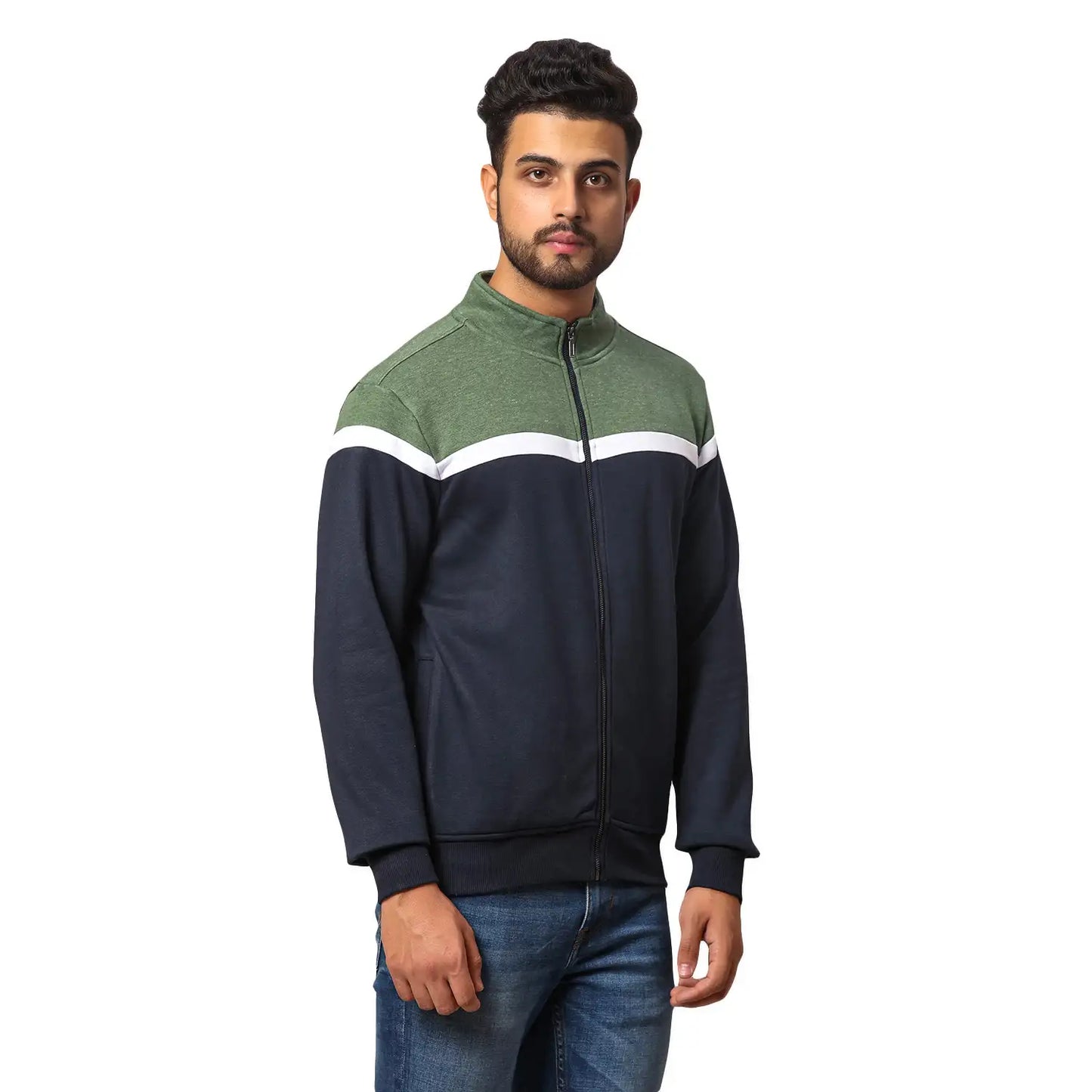 Men Slim Fit Red Sweatshirt