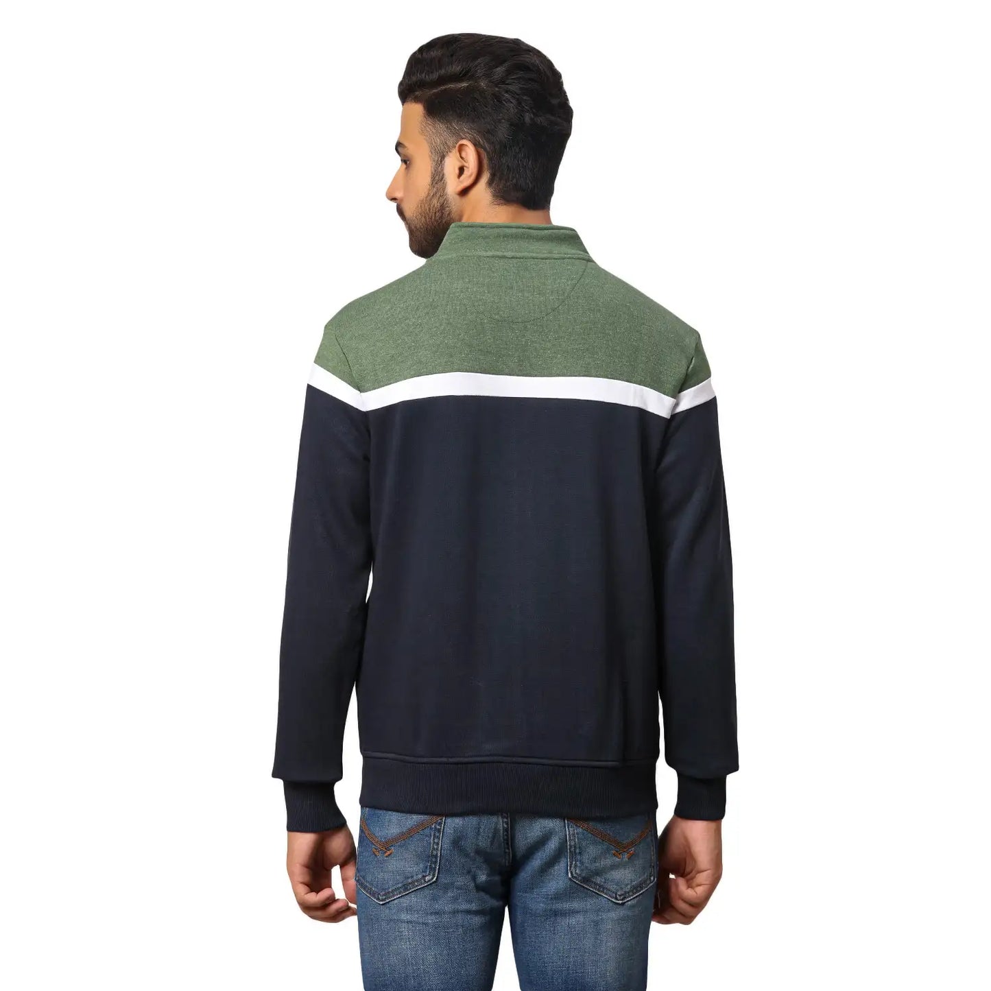 Men Slim Fit Red Sweatshirt