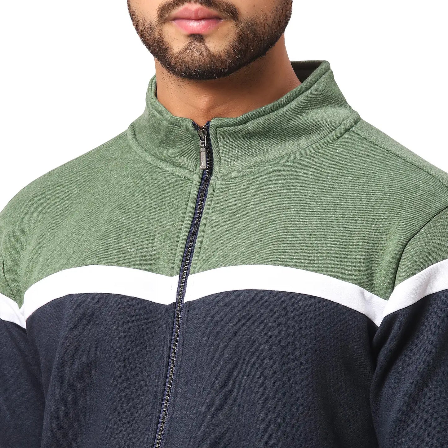 Men Slim Fit Red Sweatshirt