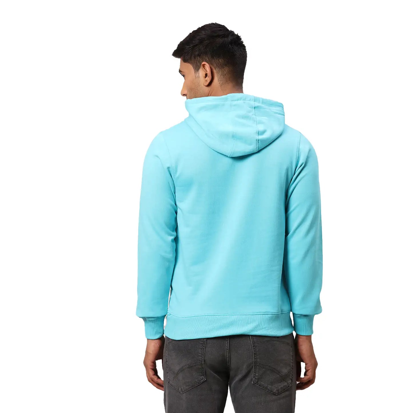 Men Slim Fit Red Sweatshirt