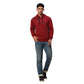 Men Slim Fit Blue Sweatshirt