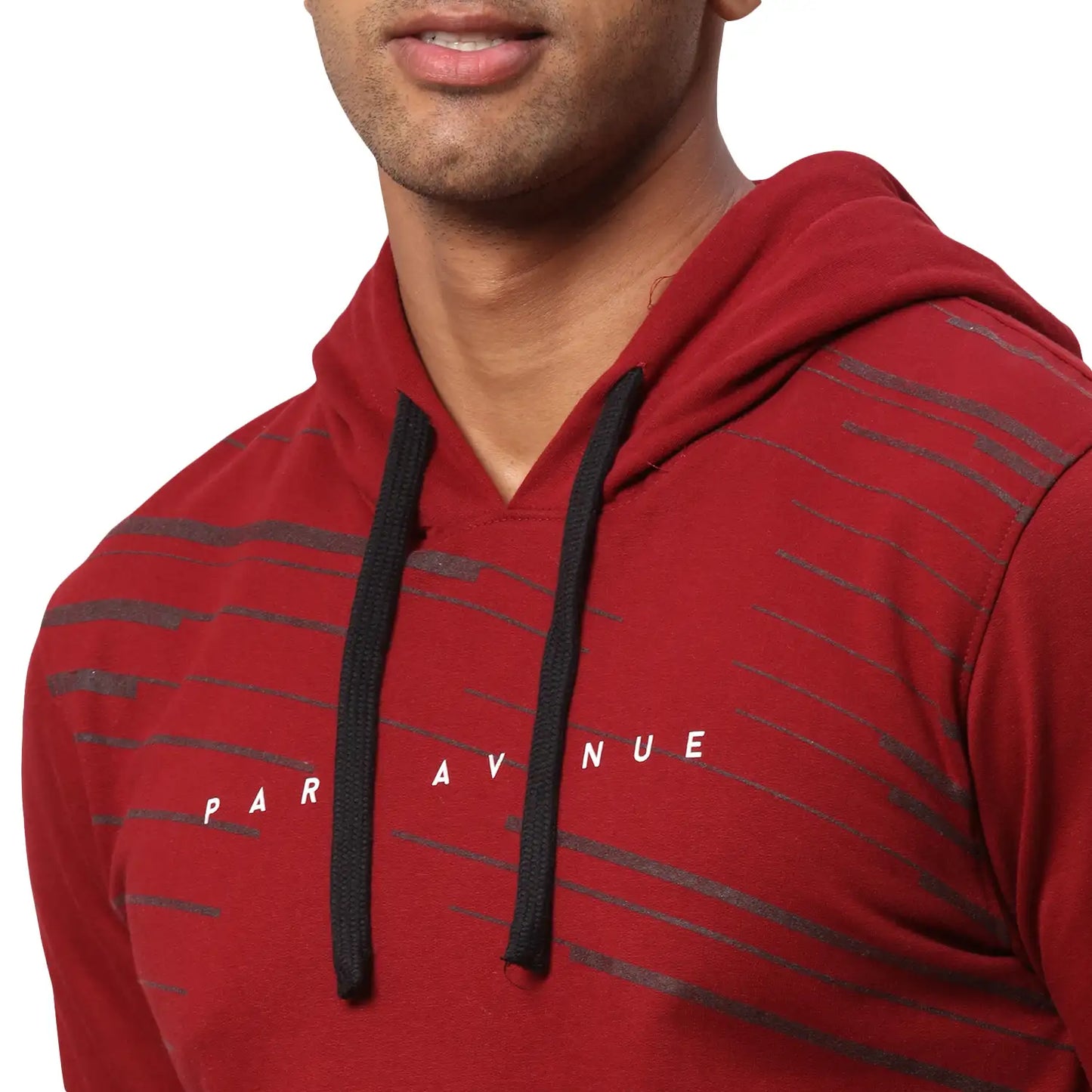 Men Slim Fit Blue Sweatshirt