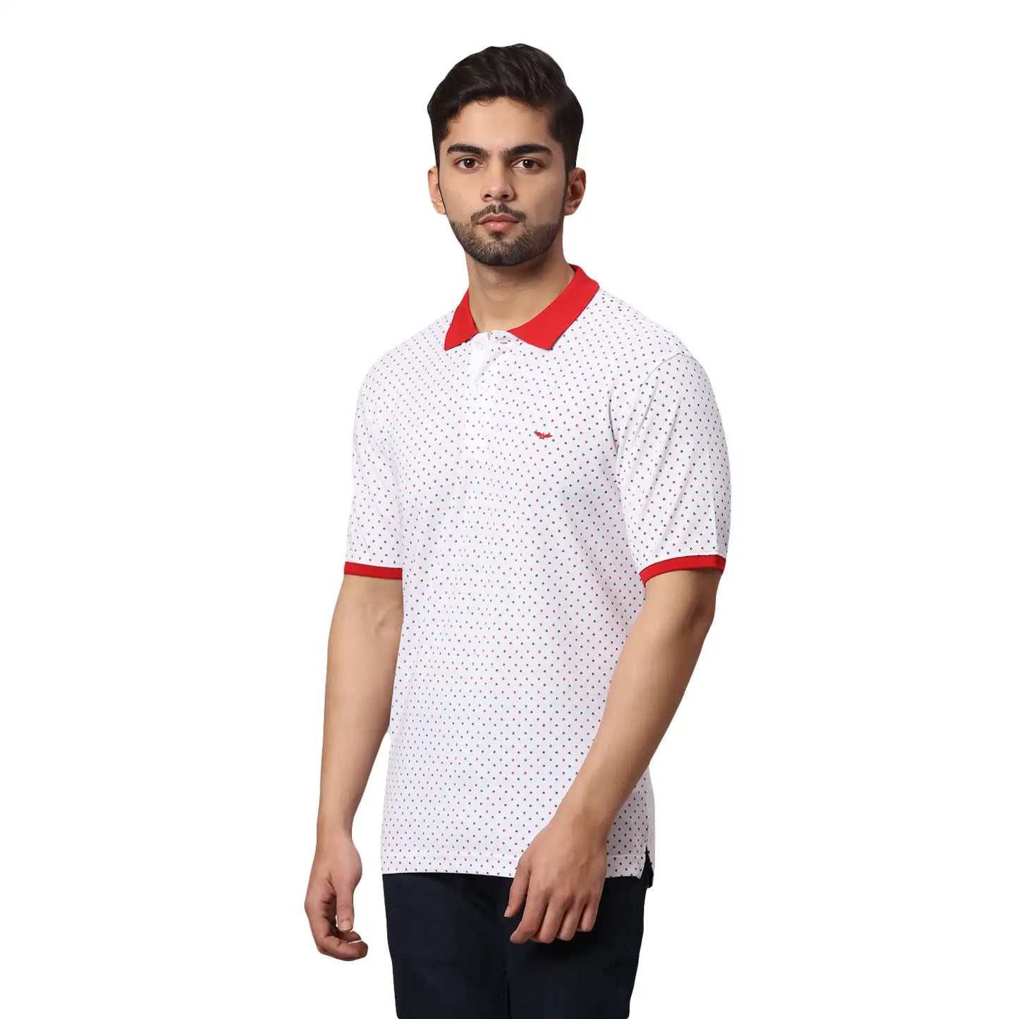 Men Slim Fit Green Polo