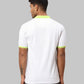 Men Slim Fit White Polo