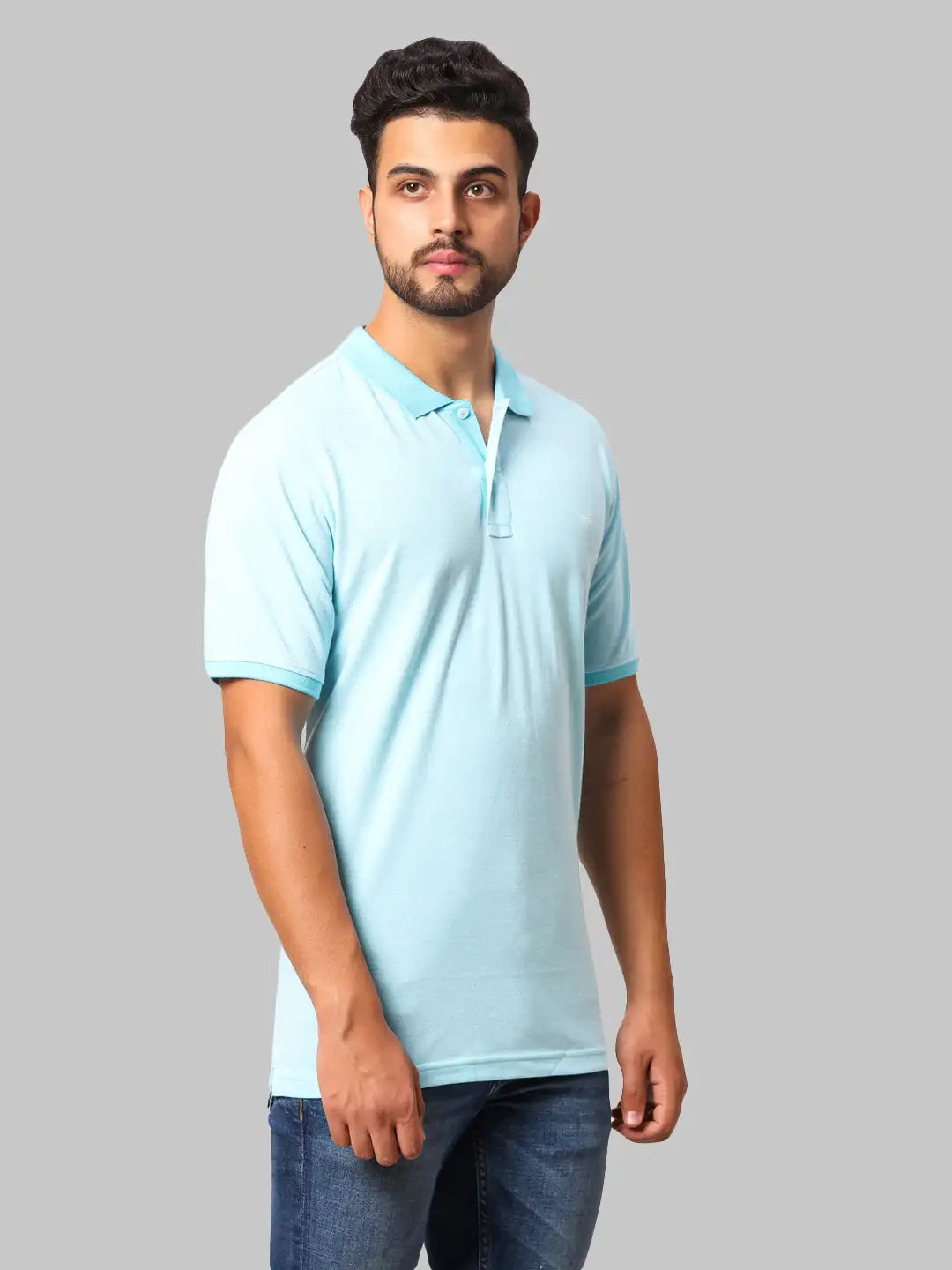 Men Regular Fit Blue Jeans