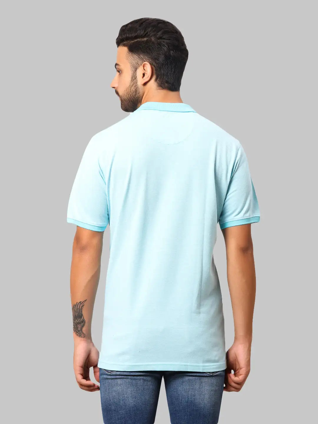 Men Regular Fit Blue Jeans