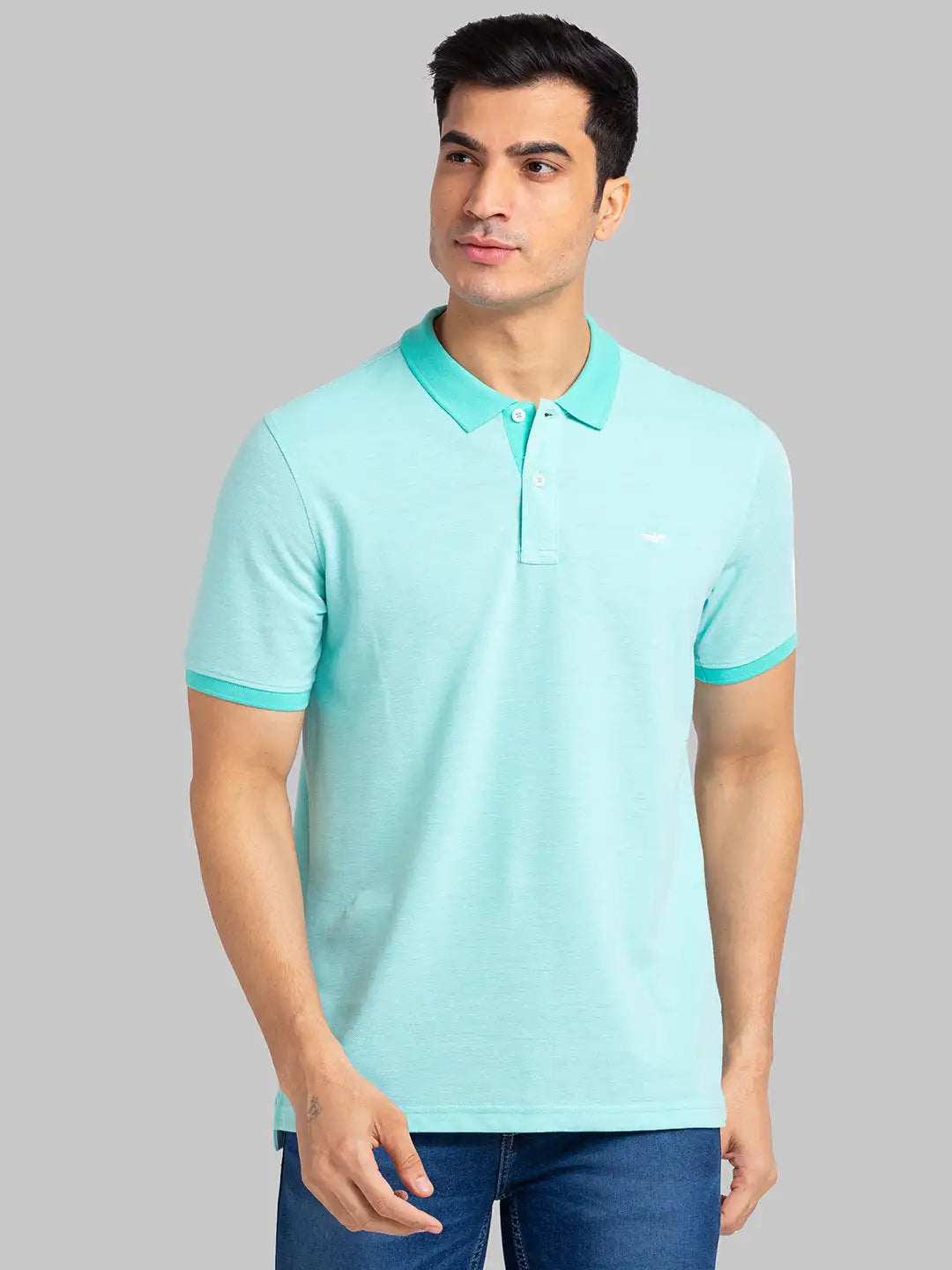 Men Regular Fit Dark Green Chinos