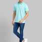 Men Regular Fit Dark Green Chinos
