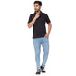 Park Avenue Men White Solid Slim Fit Cotton T-Shirt