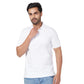 Park Avenue Men Blue Print Slim Fit Cotton T-Shirt