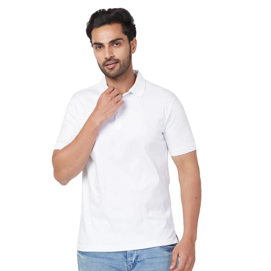Park Avenue Men Blue Print Slim Fit Cotton T-Shirt