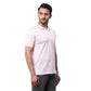 Park Avenue Men Blue Print Slim Fit Cotton Blend T-Shirt