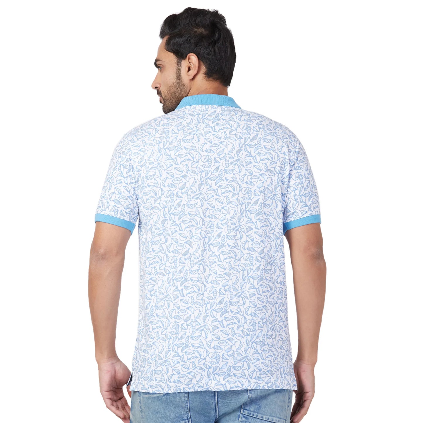 Park Avenue Men Black Print Slim Fit Cotton T-Shirt