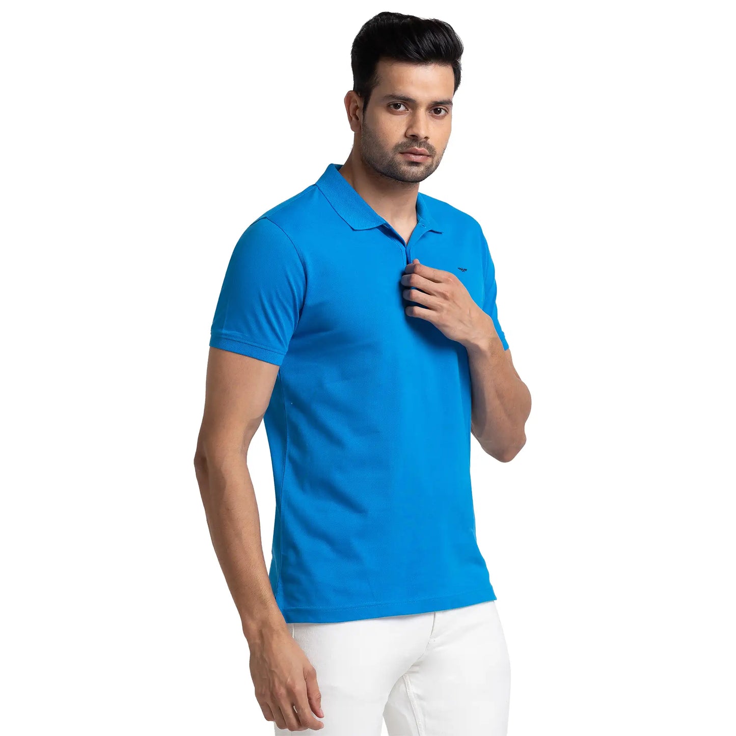 Men Slim Fit Red Polo