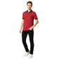 Men Slim Fit Light Orange Polo