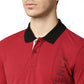 Men Slim Fit Light Orange Polo