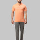 Men Slim Fit Medium Blue T-Shirt