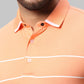 Men Slim Fit Medium Blue T-Shirt