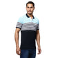 Men Slim Fit Blue Polo