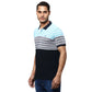 Men Slim Fit Blue Polo