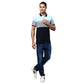 Men Slim Fit Blue Polo