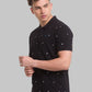 Men Slim Fit Yellow T-Shirt & Polo