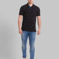 Men Slim Fit Yellow T-Shirt & Polo