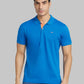 Men Slim Fit Blue Polo