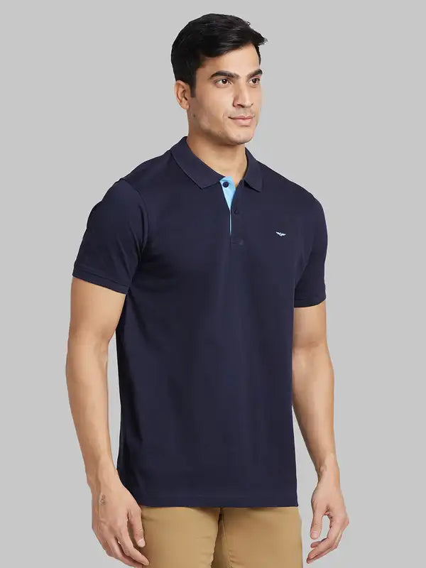 Men Slim Fit White Polo