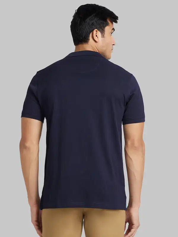 Men Slim Fit White Polo