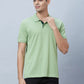 Men Red Slim Fit Solid Cotton T-Shirt