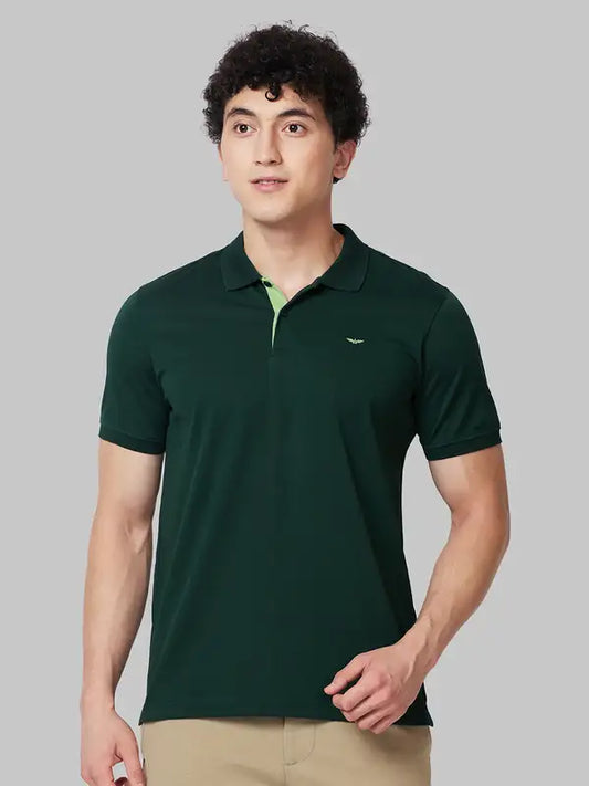 Men Slim Fit White T-Shirt
