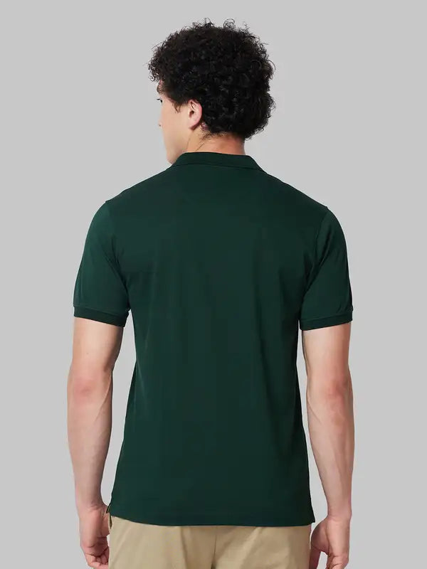 Men Slim Fit White T-Shirt