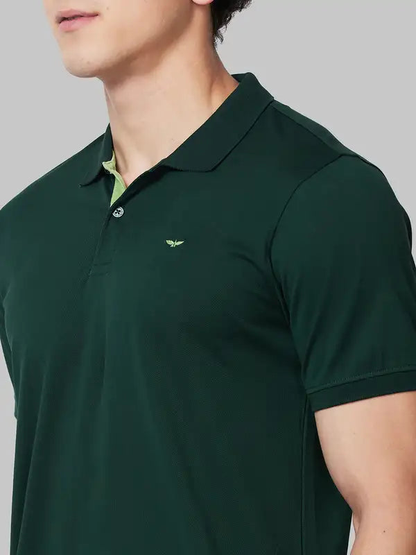 Men Slim Fit White T-Shirt