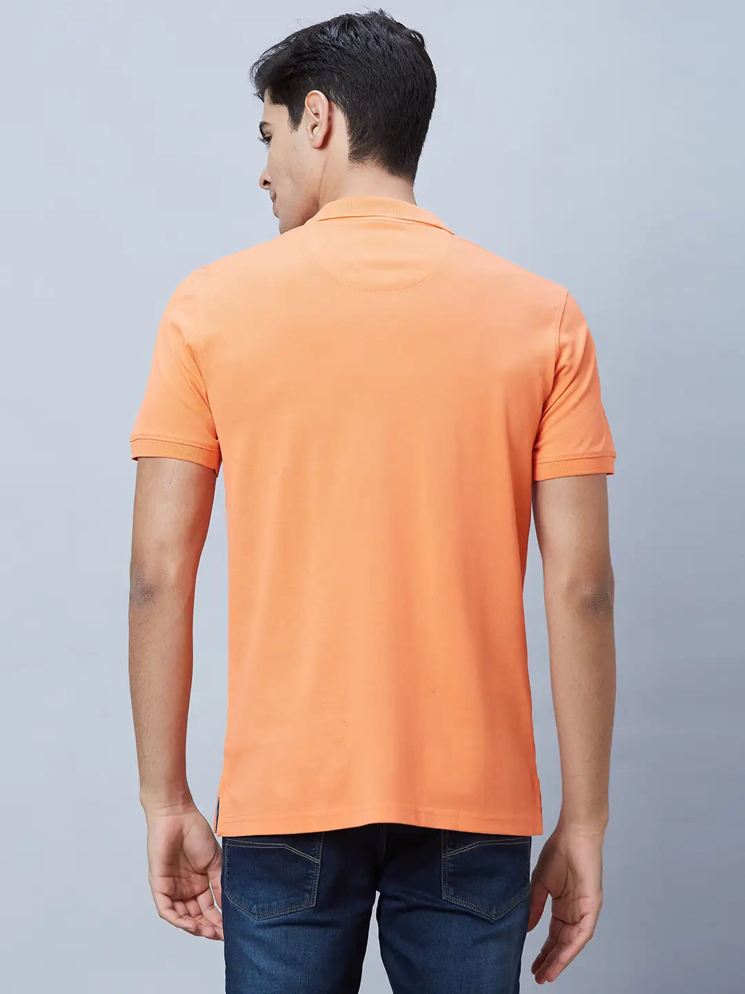 Men Red Slim Fit Print Cotton T-Shirt – MyRaymond