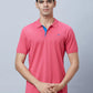 Men Yellow Slim Fit Solid Cotton T-Shirt