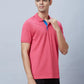 Men Yellow Slim Fit Solid Cotton T-Shirt