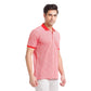 Men Slim Fit Teal Polo