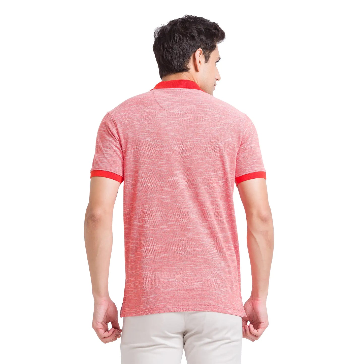Men Slim Fit Teal Polo