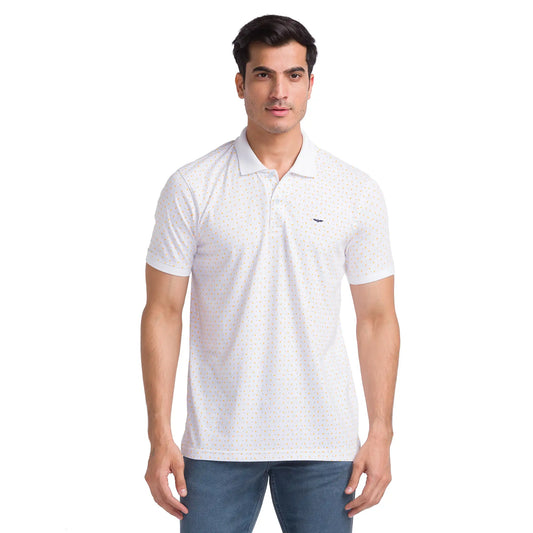 Men Slim Fit Light Fawn Polo