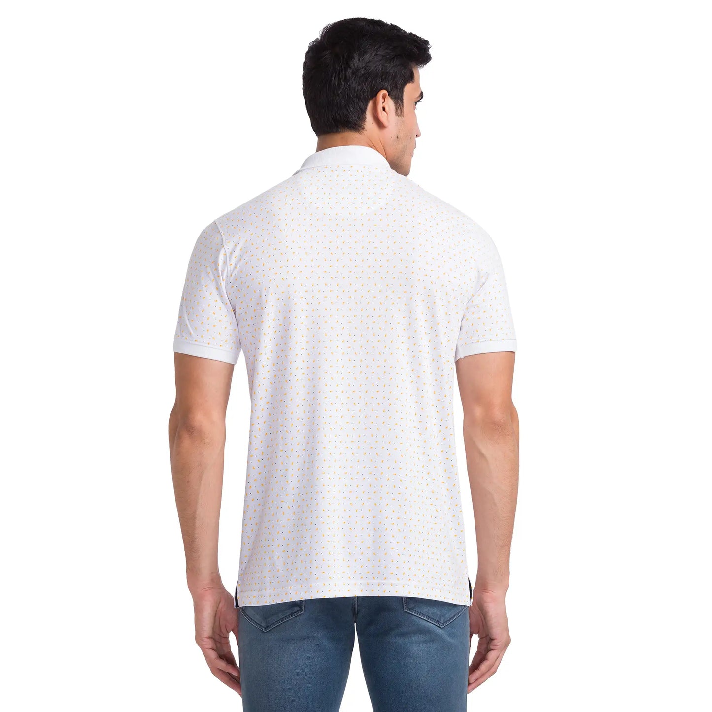 Men Slim Fit Light Fawn Polo