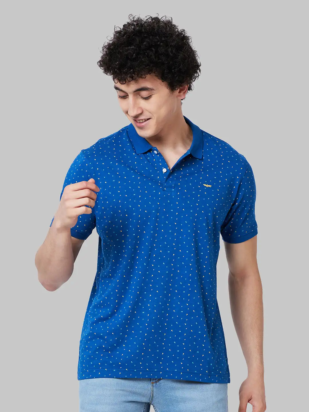 Men Slim Fit Black T-Shirt
