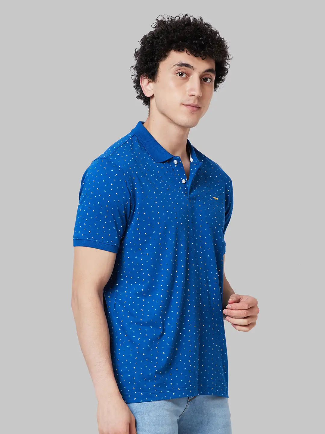 Men Slim Fit Black T-Shirt