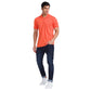 Men Slim Fit Yellow Polo