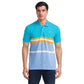 Men Slim Fit Teal Polo